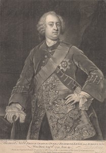 Prins Charles, 2e Hertog van Richmond, Lenox en Aubigny door James McArdell