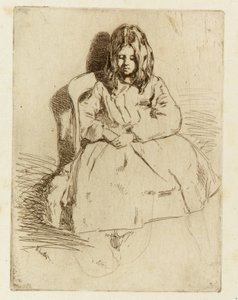 Annie, zittend door James Abbott McNeill Whistler