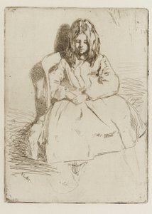 Annie, zittend door James Abbott McNeill Whistler