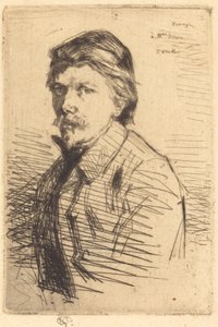 August Delatre door James McNeill Whistler