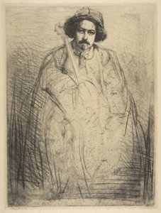 Becquet (J. Becquet, beeldhouwer) door James McNeill Whistler