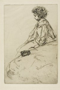 Bibi Lalouette door James Abbott McNeill Whistler