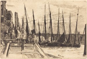 Billingsgate door James Abbott McNeill Whistler