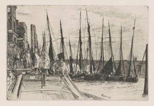 Billingsgate door James Abbott McNeill Whistler