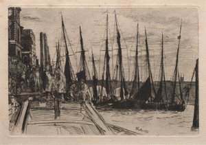 Billingsgate door James McNeill Whistler