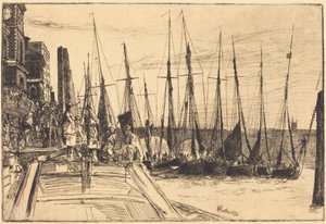 Billingsgate door James McNeill Whistler