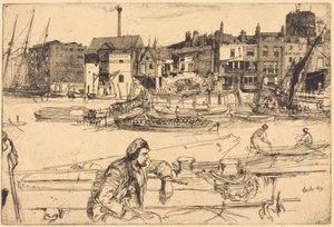 Black Lion Wharf door James McNeill Whistler