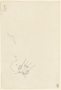 Vlinder door James Abbott McNeill Whistler