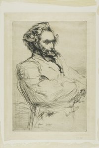 C. L. Drouet, Beeldhouwer door James McNeill Whistler