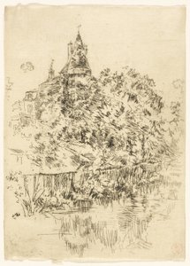 Château de Verneuil, Touraine door James Abbott McNeill Whistler