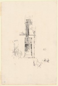 Hanen en Hennen, Hôtel Colbert door James McNeill Whistler