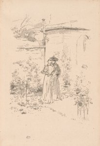 Vertrouwelijkheden in de tuin door James Abbott McNeill Whistler