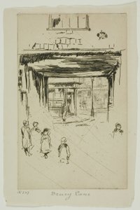 Drury Lane door James McNeill Whistler