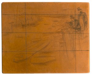 Etsplaat: De kleine vijver door James Abbott McNeill Whistler