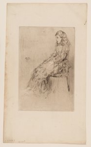 Fanny Leyland door James Abbott McNeill Whistler