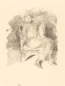 Vuurlicht: Joseph Pennell, Nr. 1 door James Abbott McNeill Whistler