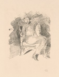 Brandend licht: Joseph Pennell, nr. 1 door James McNeill Whistler