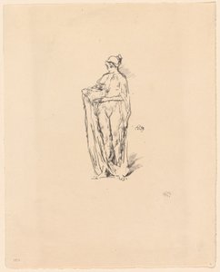 Meisje met Kom door James Abbott McNeill Whistler