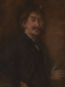 Goud en bruin: zelfportret door James McNeill Whistler