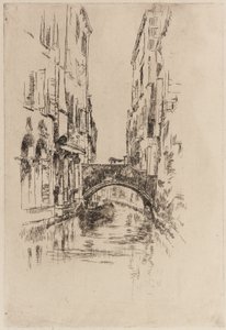 Gondel onder een Brug