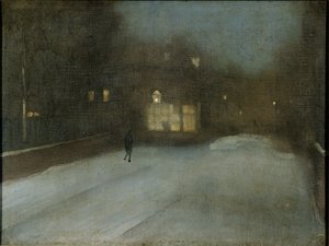 Grijs en goud - Sneeuw in Chelsea