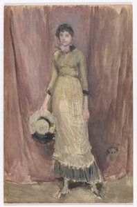 Harmonie in Violet en Amber door James Abbott McNeill Whistler
