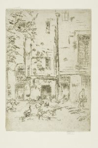 Hôtel de la Croix Blanche door James McNeill Whistler