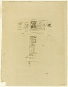 Hôtel Colbert, ramen door James Abbott McNeill Whistler