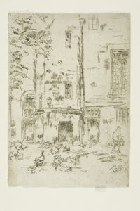 Hôtel de la Croix Blanche door James Abbott McNeill Whistler