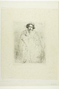 J. Becquet, beeldhouwer door James Abbott McNeill Whistler