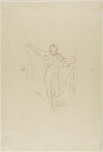 De Danseres: Een Studie van het Naakt door James Abbott McNeill Whistler