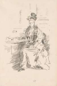 La Jolie New Yorkaise door James Abbott McNeill Whistler