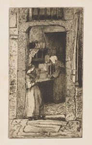 De mosterdverkoopster door James Abbott McNeill Whistler