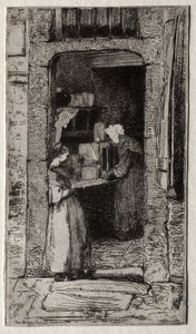 De mosterdverkoopster door James McNeill Whistler