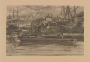 Limehouse door James Abbott McNeill Whistler