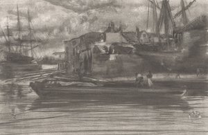 Limehouse door James Abbott McNeill Whistler