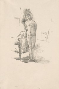 Klein Londen Model door James Abbott McNeill Whistler