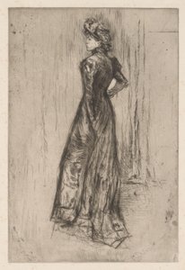 Maud, staand door James Abbott McNeill Whistler