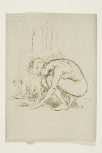 Model Gebogen door James Abbott McNeill Whistler