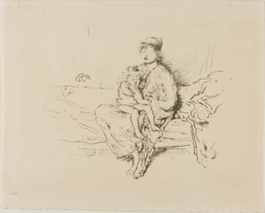 Moeder en Kind, Nr. 2 door James Abbott McNeill Whistler