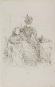 Moeder en Dochter door James McNeill Whistler