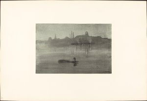 Nocturne door James Abbott McNeill Whistler