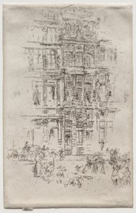 Paleizen, Brussel door James McNeill Whistler