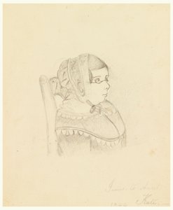 Portret van Tante Alicia McNeill door James Abbott McNeill Whistler