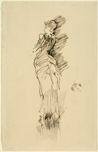Portret van Miss Maud Franklin door James McNeill Whistler