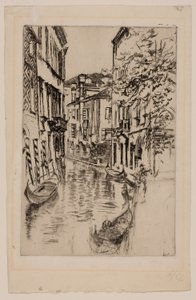 Rustig kanaal door James McNeill Whistler