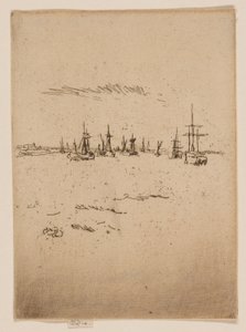 Terugkeer naar Tilbury door James Abbott McNeill Whistler