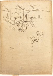 Ryde Pier door James Abbott McNeill Whistler