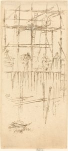Savoy Steigers door James Abbott McNeill Whistler