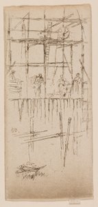 Savoy steigers door James Abbott McNeill Whistler